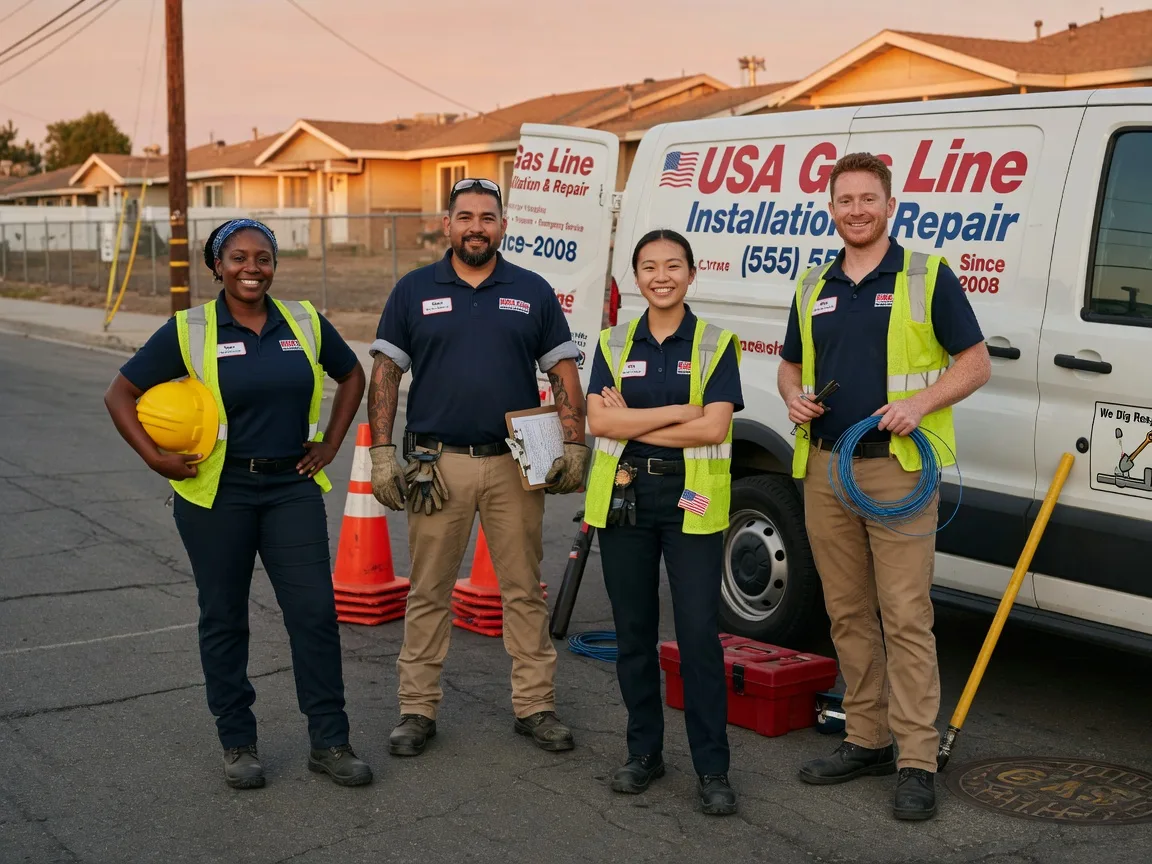 Gas Line Installation company in Harrah, WA